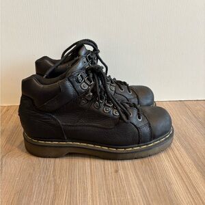 Dr. Martens Doc 10962 Men's 9 Women's 10 Black Leather Chunky Combat Y2K  Boot